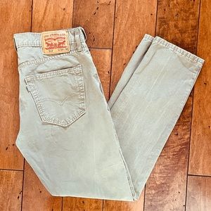Vintage Rare Levi’s White Tab 512  W34 L32 Brown
